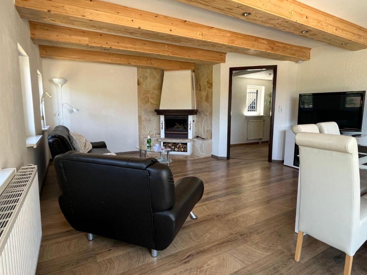Saechsische-Schweiz-Ferienhaus-Wohnung-1-Mit-Elbblick-Sauna-Und-Kamin เคอนิกชไตน์ อัน แดร์ เอลเบอ ภายนอก รูปภาพ