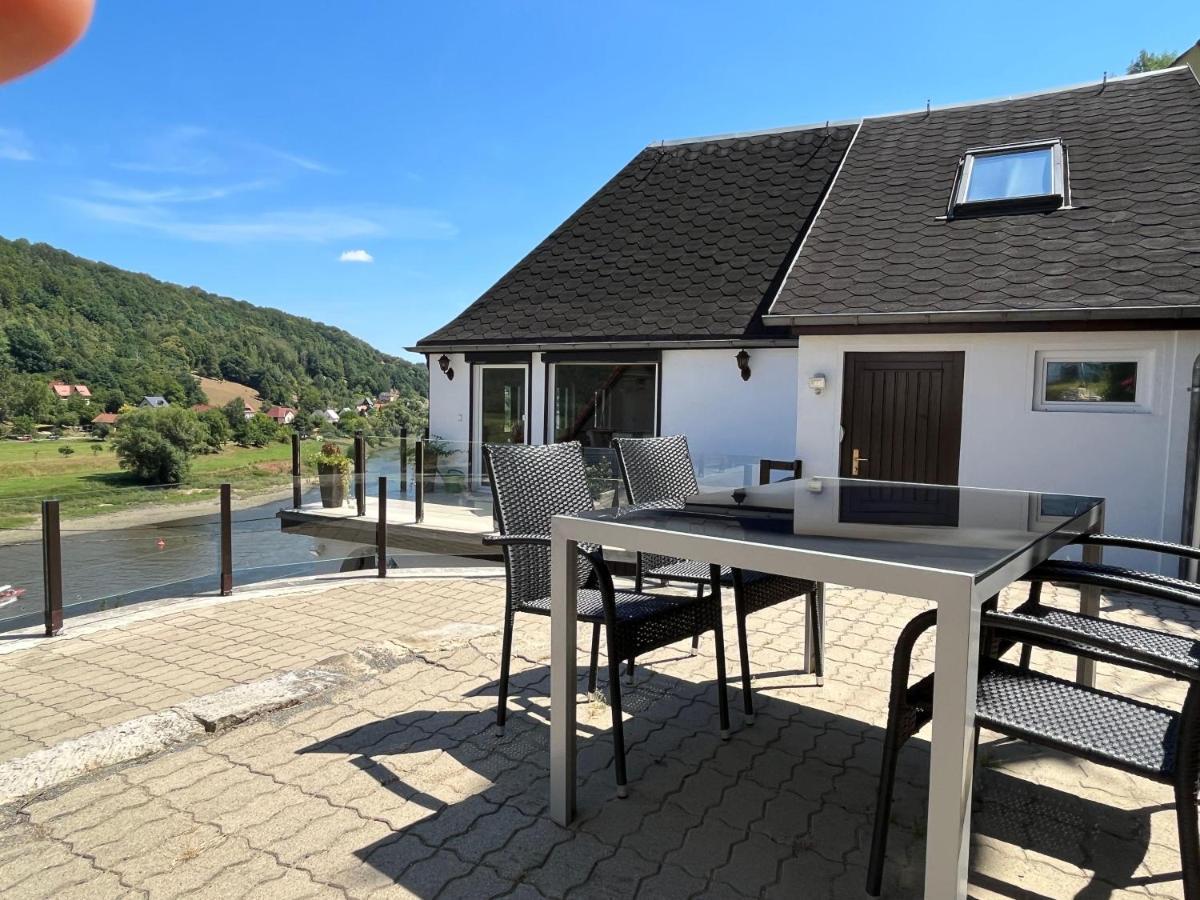 Saechsische-Schweiz-Ferienhaus-Wohnung-1-Mit-Elbblick-Sauna-Und-Kamin เคอนิกชไตน์ อัน แดร์ เอลเบอ ภายนอก รูปภาพ