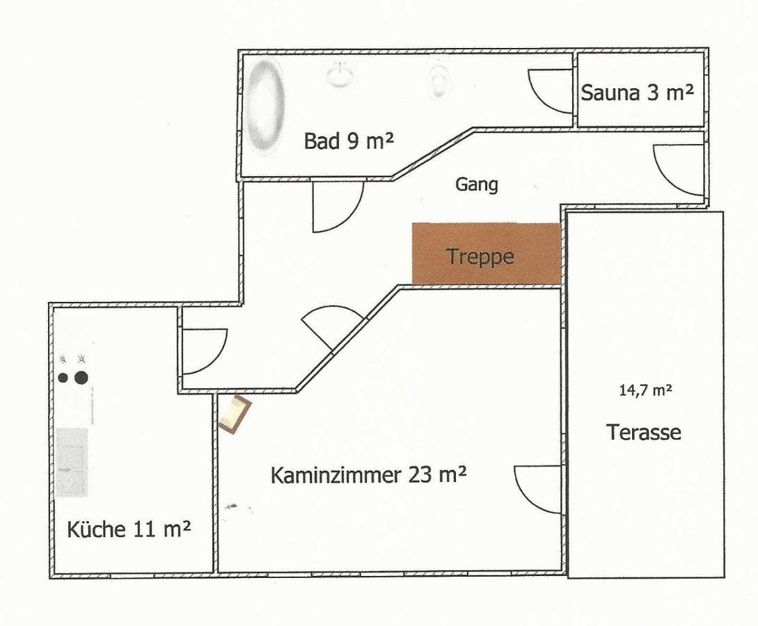 Saechsische-Schweiz-Ferienhaus-Wohnung-1-Mit-Elbblick-Sauna-Und-Kamin เคอนิกชไตน์ อัน แดร์ เอลเบอ ภายนอก รูปภาพ